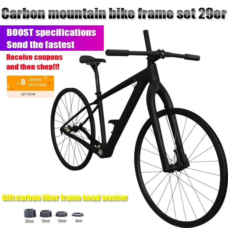 2019 CARBOMANIA brand T800 carbon mtb frame set 29er mtb carbon frame 29 carbon mountain font