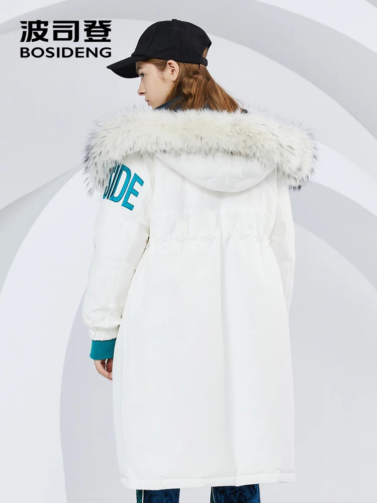 BOSIDENG new winter down coat loose high waist
