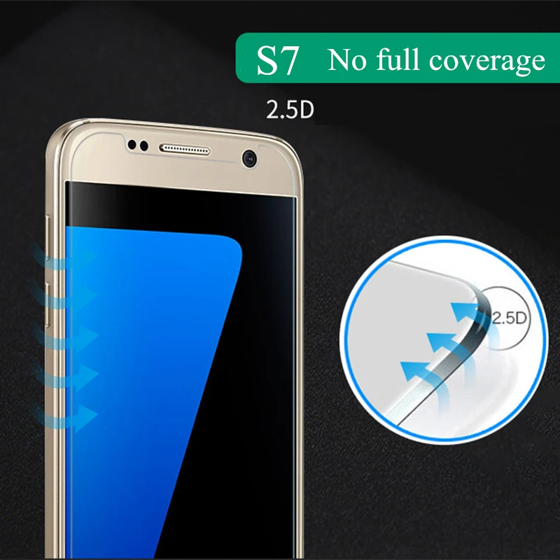 HCCZ 2.5D для Samsung Galaxy S7 S6 S5 S4 S3 mini C5 C7 Note 3 4 5 Премиум Защита экрана закаленное стекло
