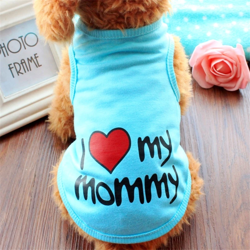 2017 Cute Pet Dog Clothes Spring T shirt Soft Dogs Clothes