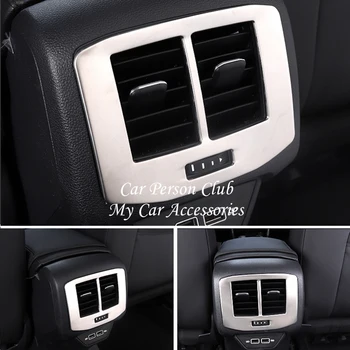 

For VW T-CROSS 2019 Stainless Steel Rear Air Condition Outlet Vent Cover Adjust Switch Frame Panel Sequins Trims Car Accessories
