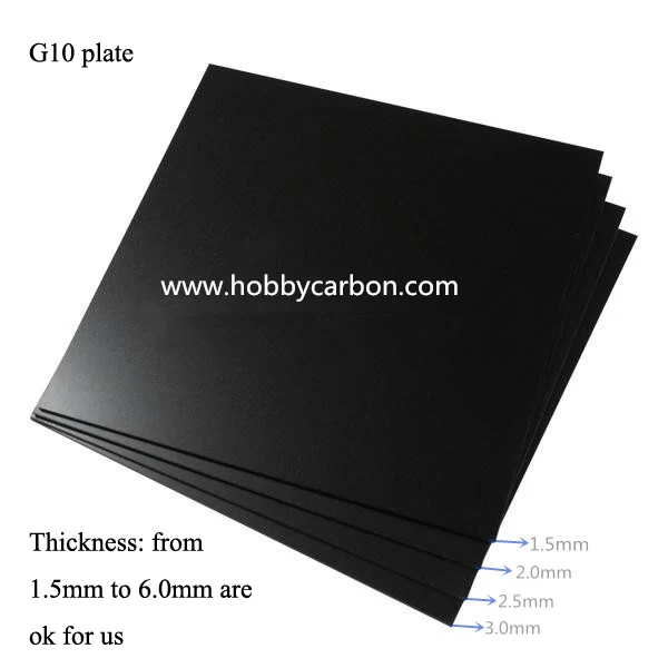 HOBBY CARBON Бесплатная доставка 1 5x200x250 мм G10 Стекловолоконные черные пластины листы
