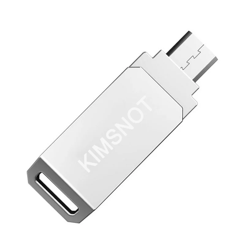 Kimsnot OTG USB флеш-накопитель 64 ГБ 32 ГБ 16 ГБ 8 ГБ Micro USB Металлический Мини-накопитель высокоскоростной флеш-накопитель карта памяти