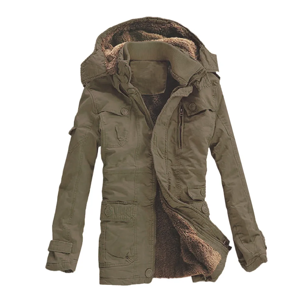 JOYCODIN размера плюс 5XL новые брендовые теплые зимние куртки мужские утепленные длинные хлопковые стеганые флисовые пуховики пальто мужская одежда