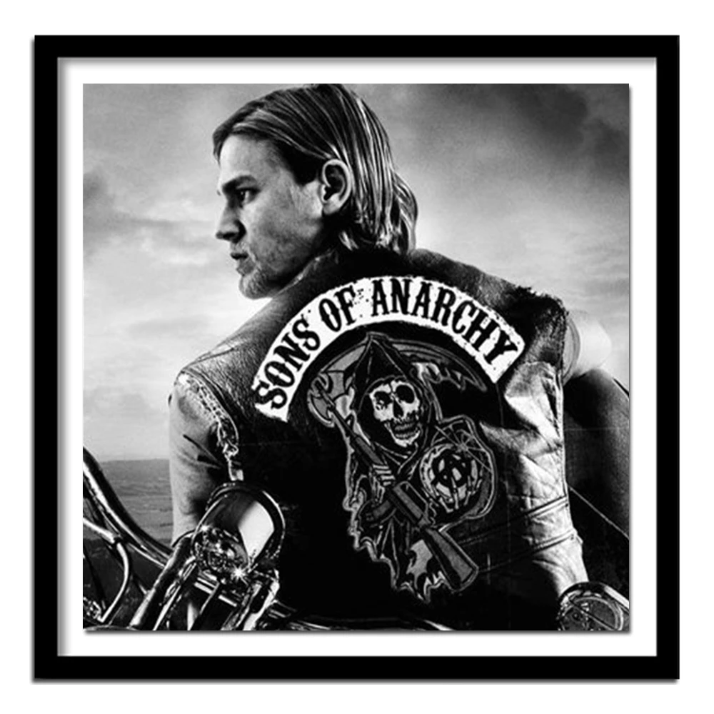 

Full Diamond Embroidery Sons Of Anarchy Portrait 5D DIY Diamond Painting Cross Stitch Diamond diamond almaznaya pattern