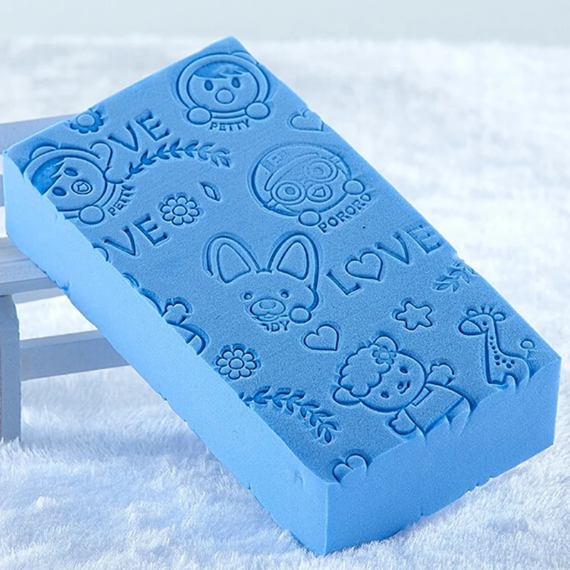 Высококачественная мягкая мультяшная Детская ванна губчатая щетка для малышей подарок для младенцев