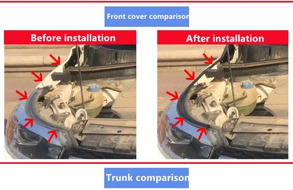 para a Honda Borda de Vedação de Poeira do Carro Adaptados com Modificado Tira de Vedação de Borracha Costura Feng Shui Colisão Isolamento Acústico Xrv 16 adesivos e selantes