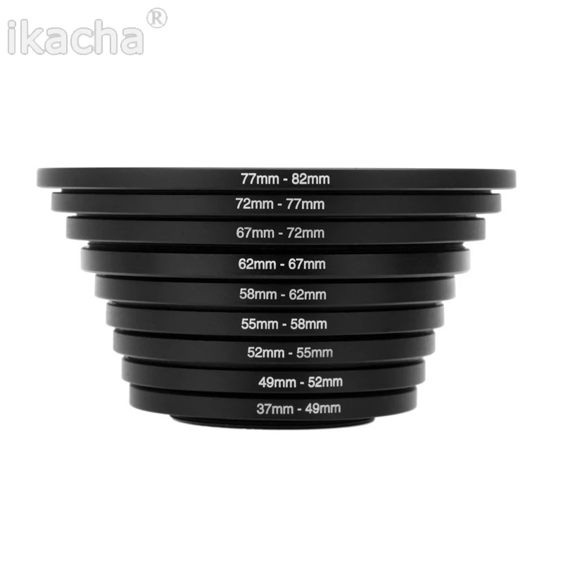 18pcs Camera Lens Filter Step Up Down Ring Adapter Set-3