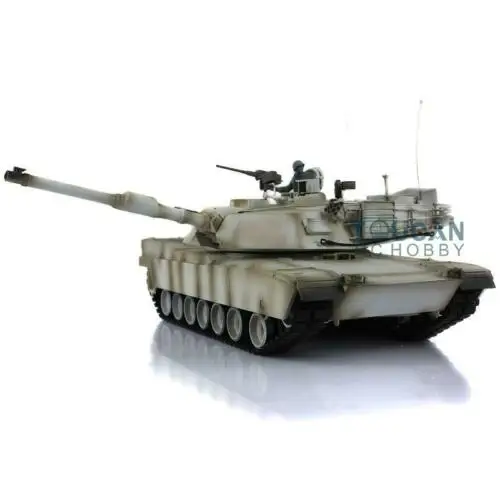 Henglong 1/16 снег 6,0 Модернизированный металлический Abrams RTR rc Танк 3918 Вт/360 турель TH12969