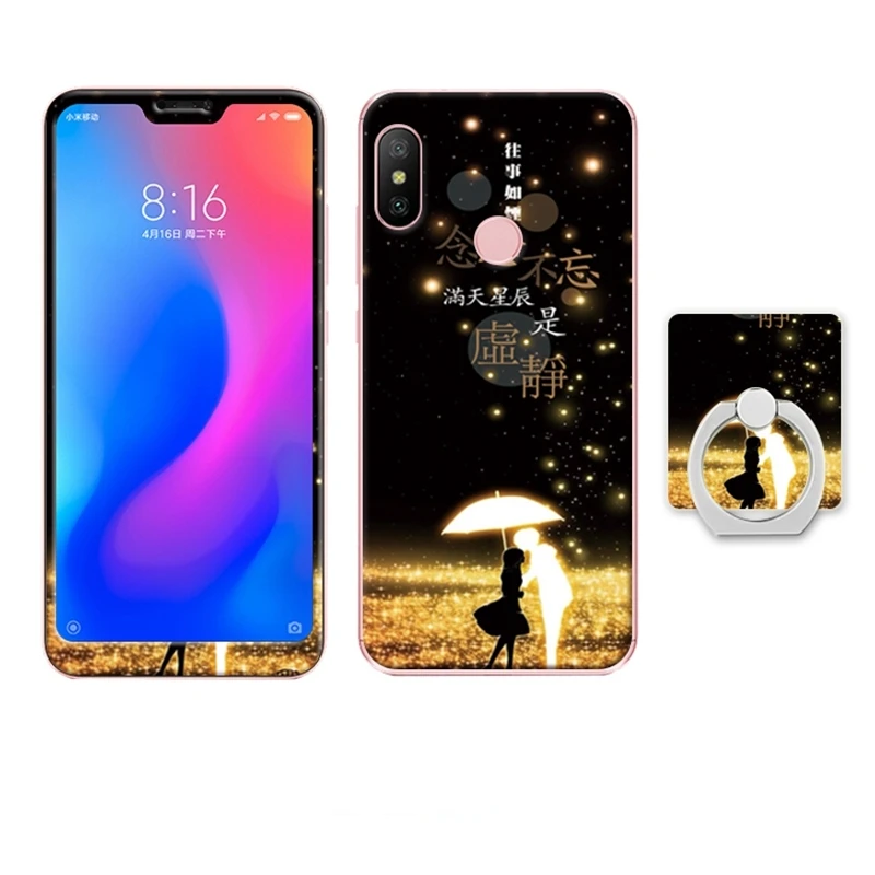 Xiaomi redmi 6 pro redmi 6 redmi 6a mi A2 lite glass case cover  (21)