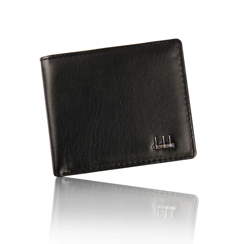 Splendid 2016 Fashion Men Bifold Business Leather Wallet ID Credit Card Holder Purse Pockets Black