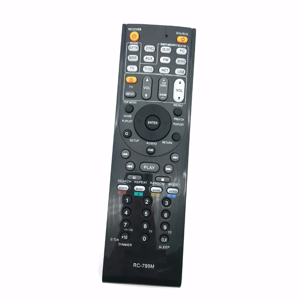 

New Remote Control RC-799M Fit For Onkyo TX-SR507S RC-737M/ RC-834M / RC-765M TX-NR414 TX-NR515 TX-NR717 TX-NR828