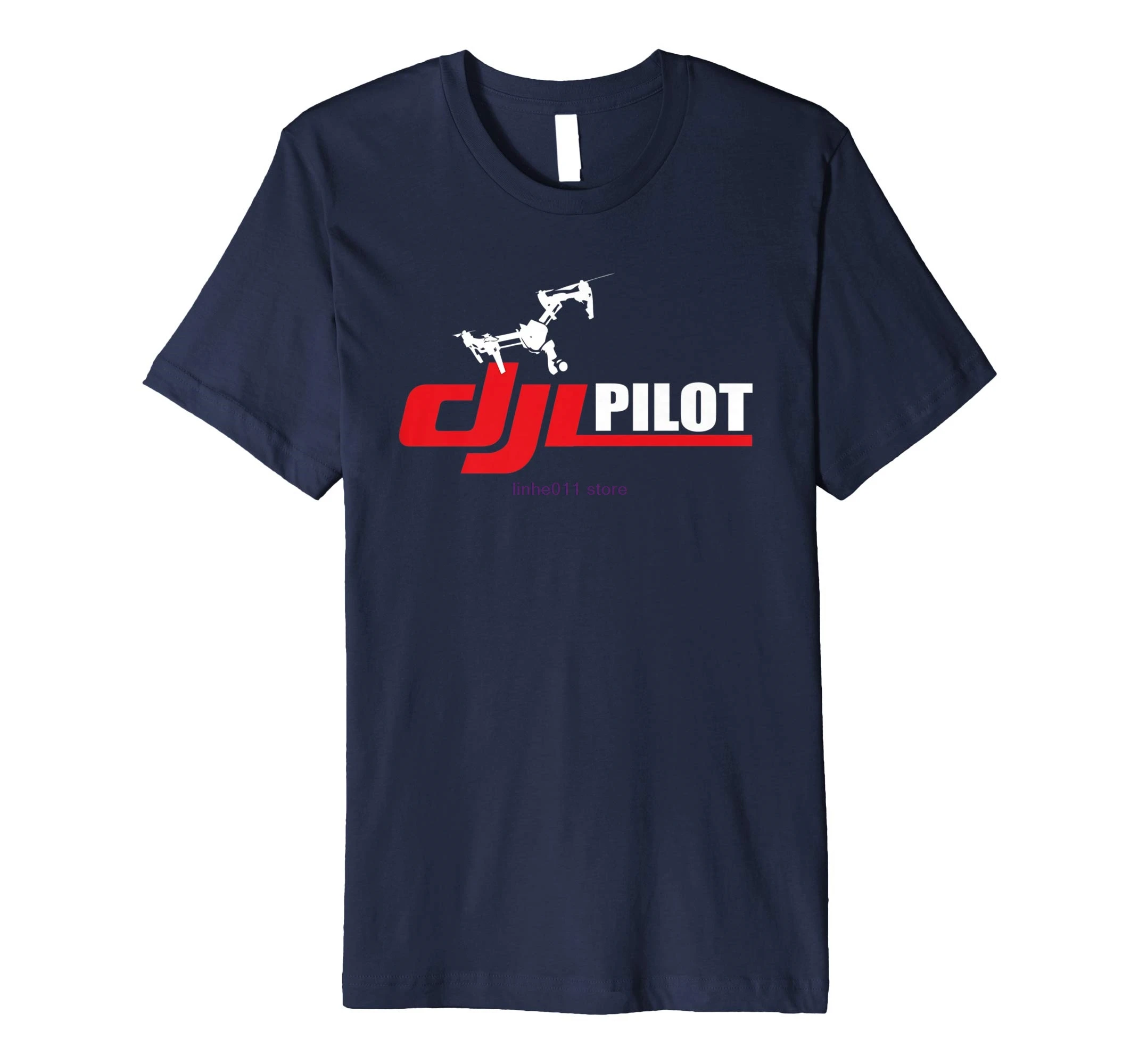 

new men shirt DJI DRONE QUAD COPTER PILOT T SHIRT