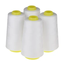 4 Cones (3000 yards each) Sewing Threads Polyester Threads Spool of Threads (402#) for Sewing Machine and Hand death threads