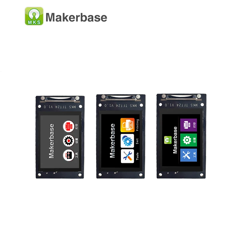 3D طابعة lcd سبلاش شاشة MKS TFT24 تعمل باللمس الذكية تحكم عرض دعم واي فاي APP سحابة الطباعة متعددة اللغات