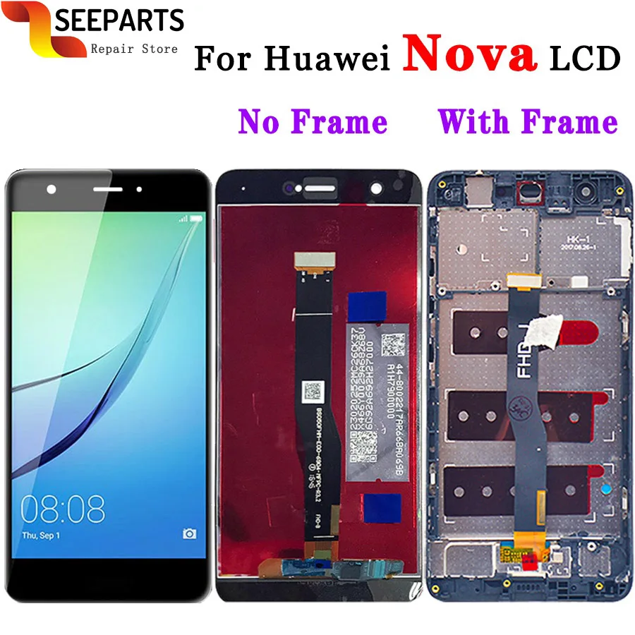 Новый ЖК дисплей для Huawei Nova с сенсорным экраном и дигитайзером в сборе CAZ AL10/L11/L13