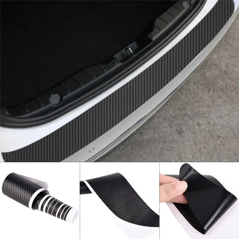

42.5in*2.8in Waterproof Carbon Fiber Rear Bumper Sticker Trim Protector
