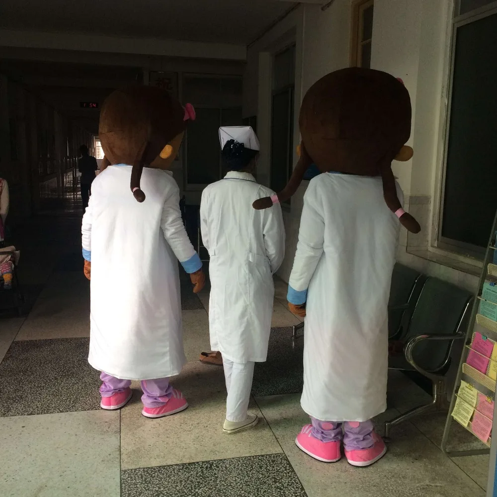Горячая Распродажа 2014 Высокое качество Doc костюм талисман McStuffins для взрослых