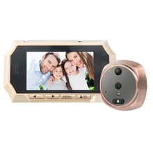 4,3 дюймов беспроводной дверной глазок камера ИК ночного видения PIR обнаружения движения видео глазок фотографии съемки видео Запись Макс 32 г