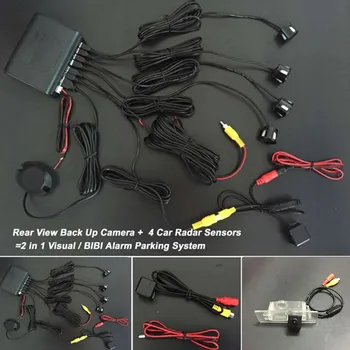 

4 Sensors Reverse Backup Car Parking Radar Monitor Detector System For Hyundai i40 2011~2015 with Waterproof Car Rearview Camera