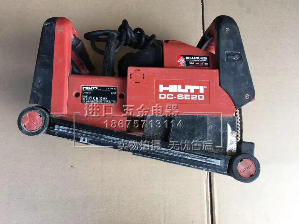 Б/у Hilti DC-SE20, оригинальная машина для резки канавок 220 В, производственная линия