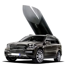 50 см* 300 см 5% VLT УФ-защита окна Тонирующая пленка рулон Черная устойчивая к царапинам для авто боковое окно