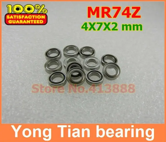 

miniature bearing MR74 MR74Z OPEN / Single sealed 4*7*2 MM for Rc hobby and Industry MR74K