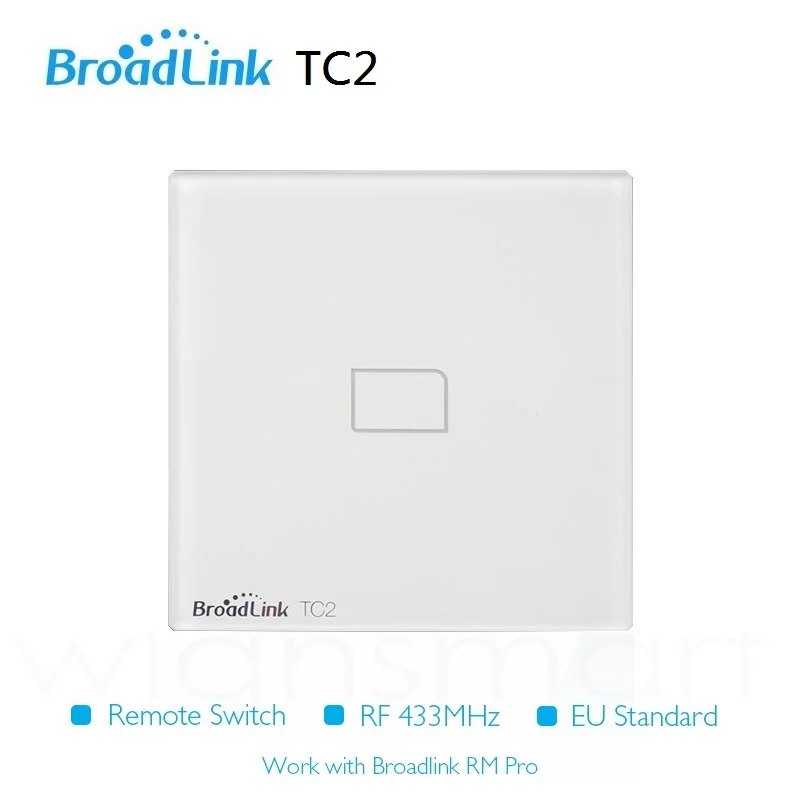 2016 Новый Broadlink СК2 Стандартный ЕС 1 Gang Умный Дом РФ переключатель, автоматизации Телефон Дистанционного wireles управления лампы свет настенный выключатель