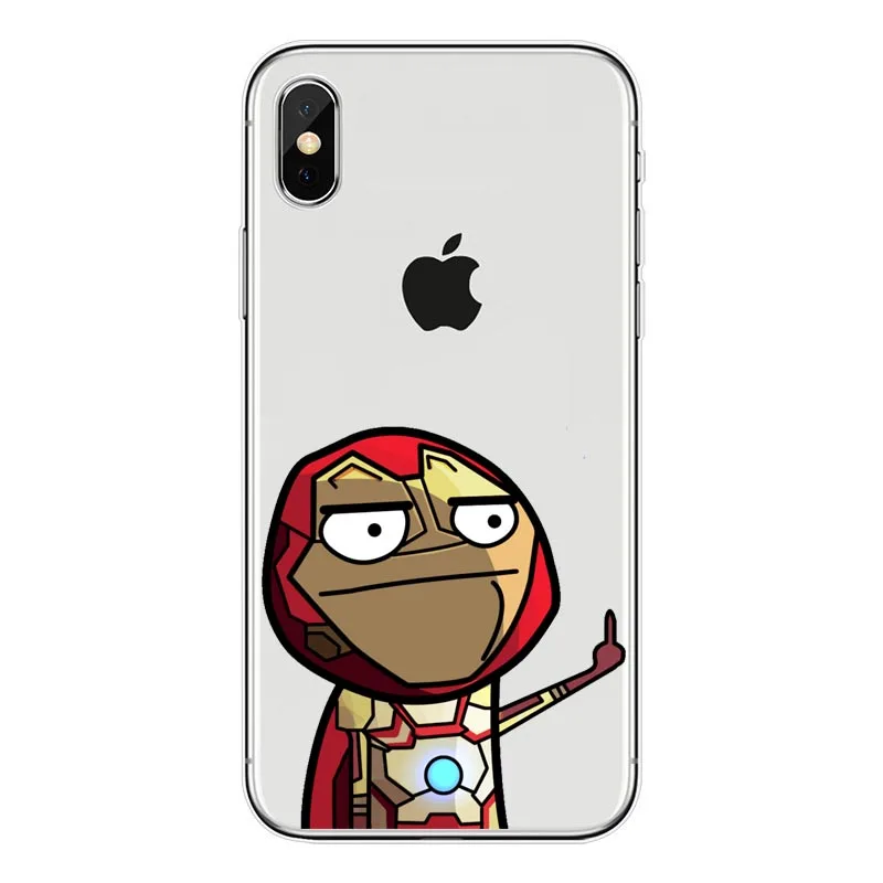Чехол для телефона с рисунком iphone 6s 7 8 plus X XS Max XR мягкий силиконовый защитный чехол