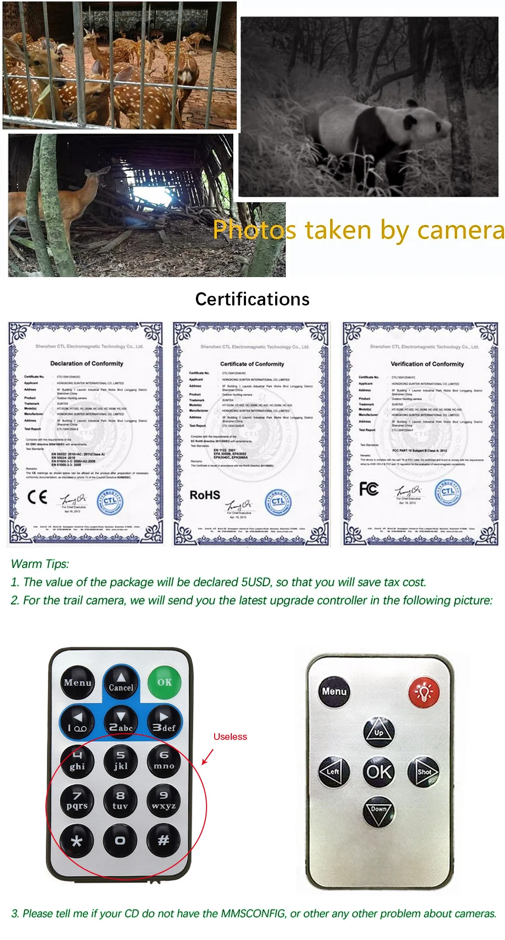 16MP Deer Hunting Camera Photo Traps MMS GPRS Digital Video Camera Waterproof Hunting Wildlife Camera Trap HC550M Photo Hunting (10)