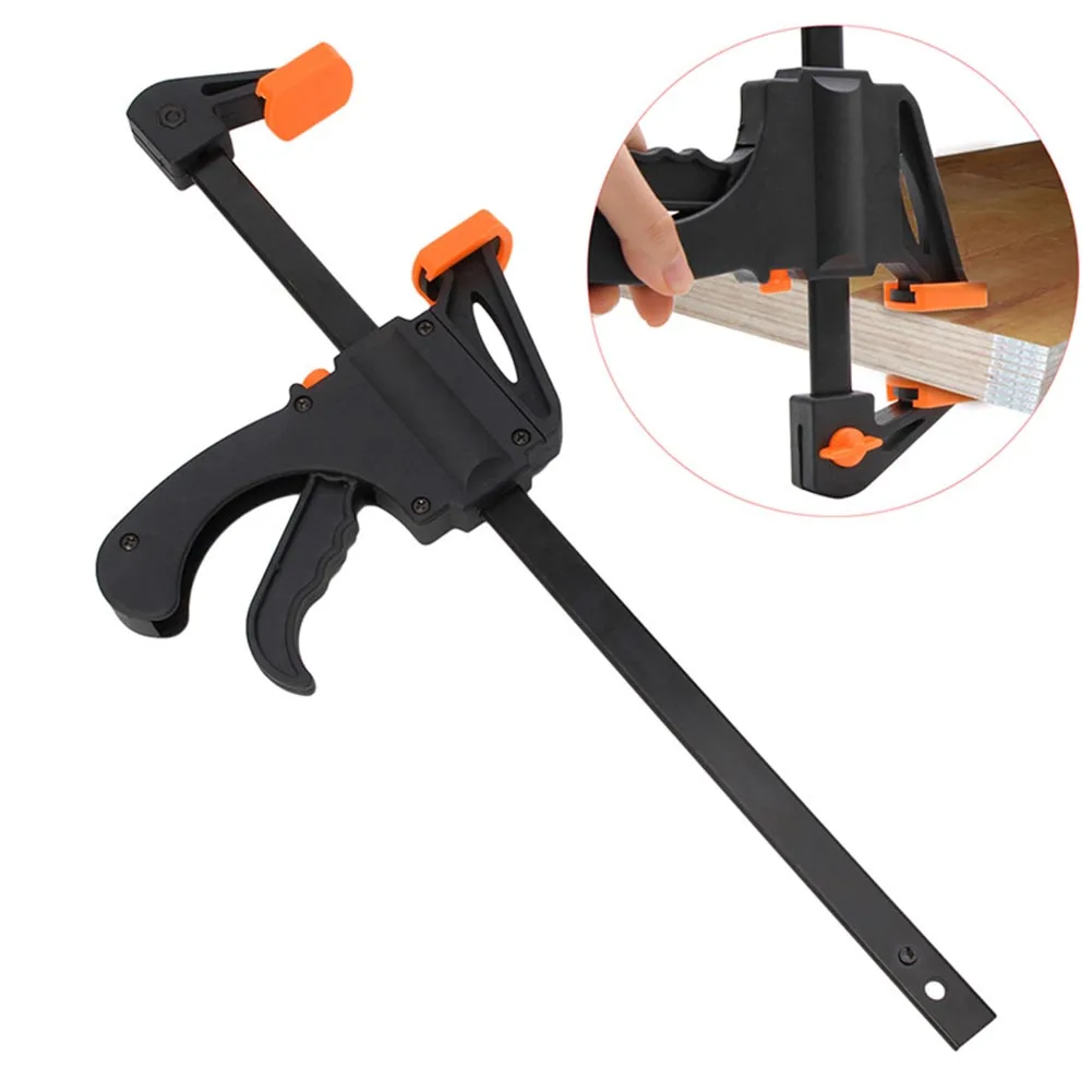 

Quick Fast Woodworking Clip Wooden Board Tool Spreader Squeeze Work Bar Clamp QJ888