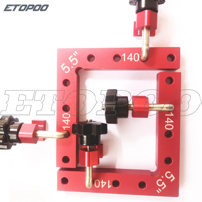6 шт./компл. 140*140 мм квадратный линейка; Деревообработка фиксирующий Зажим для панели, прямоугольный разъем(под углом 90 градусов), позиционирования L блок правителя инструменты плотника