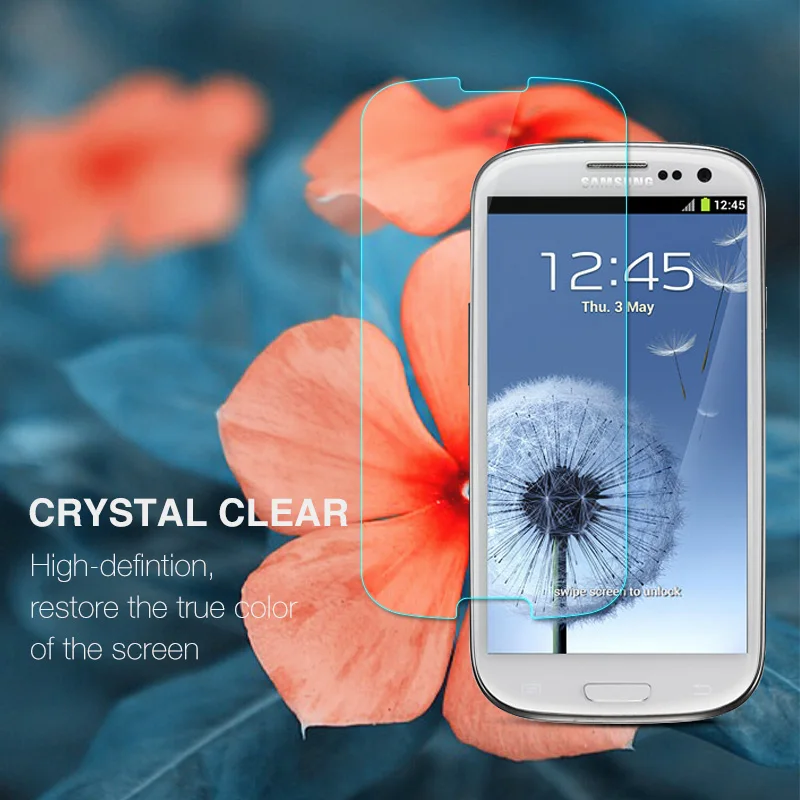 Nicotd Tempered Glass For Samsung Galaxy S3 S4 S5 S6 A3 A5 J3 J5 2015 2016 Grand Prime Screen Protector HD 2.5D Protective Film (2)