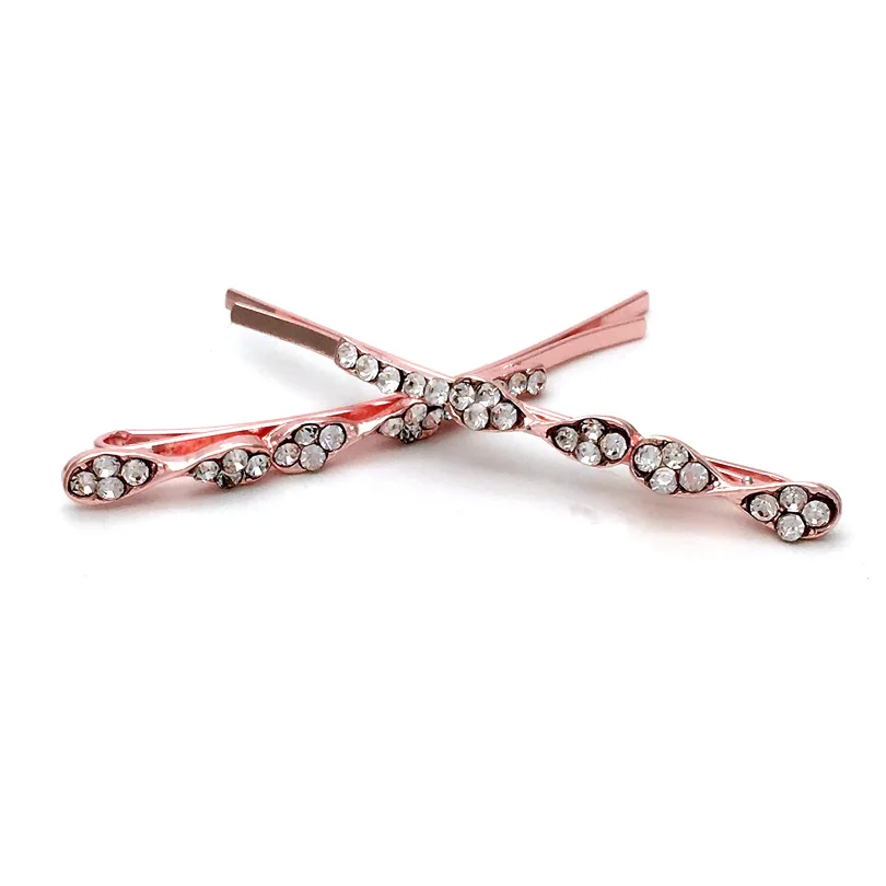 

1pcs Fashion Women Wedding Crystal Hair Jewelry Barrettes Hairpins Rhinestone Hairgrips Hair Clip Accessories Best Friend Gift