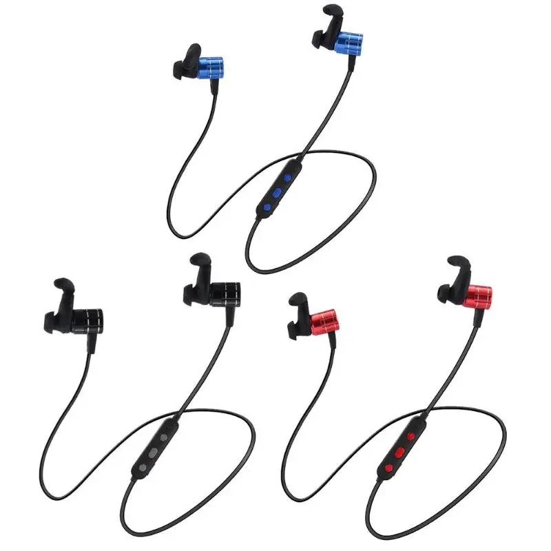 

Wireless Magnetic Bluetooth 4.2 Headphone Neckband Sports HiFi Mic Headset