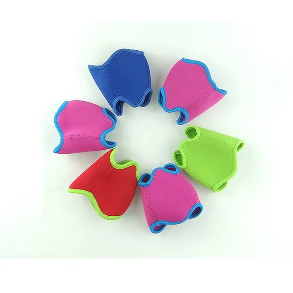 100pcs DHL DIY Neoprene Red Wine Glass Holder Cooler Champagne Sleeve