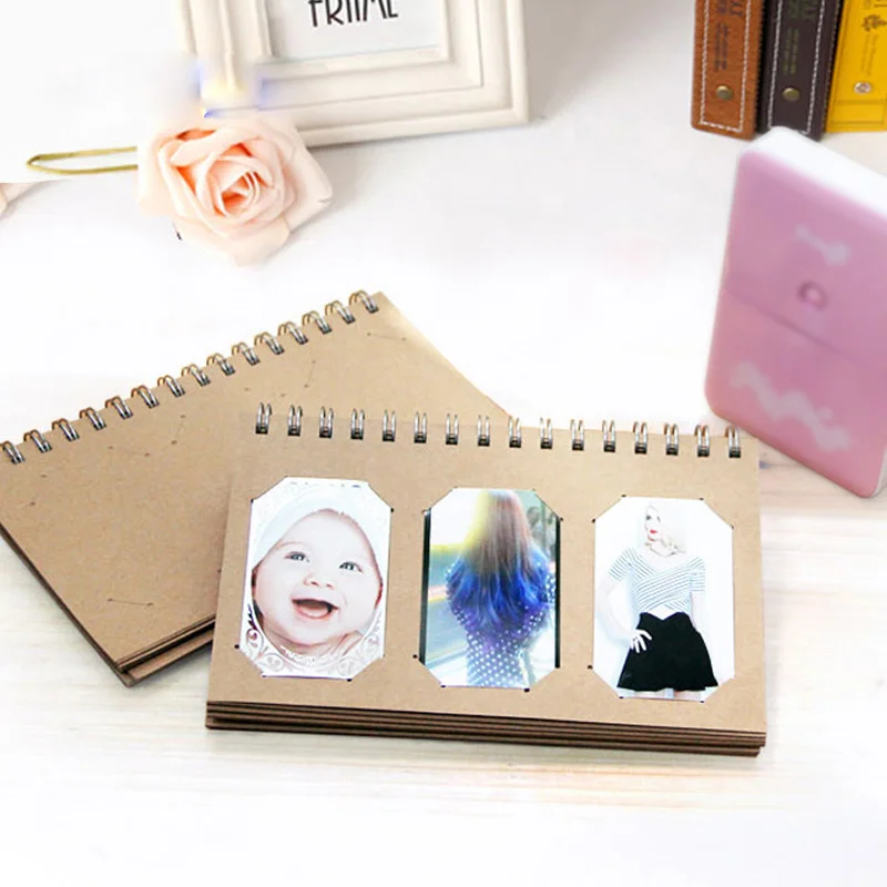 

60 Pockets Desktop Photo Album for Fujifilm Instax Mini 9 8 Film 3 Inches Photo Paper Fotoalbum Scrapbook Foto Album Scrapbook
