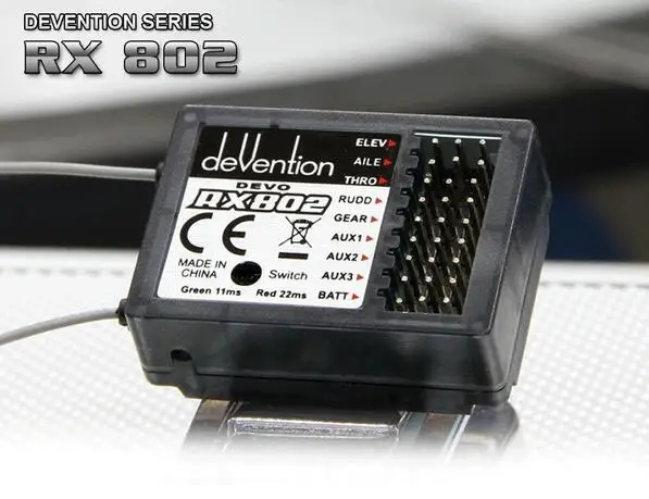 Walkera RX802 2 4 Ghz 8-канальный приемник для ходунков DEVO 6S/7/7E/8S/10 передатчик | Электроника