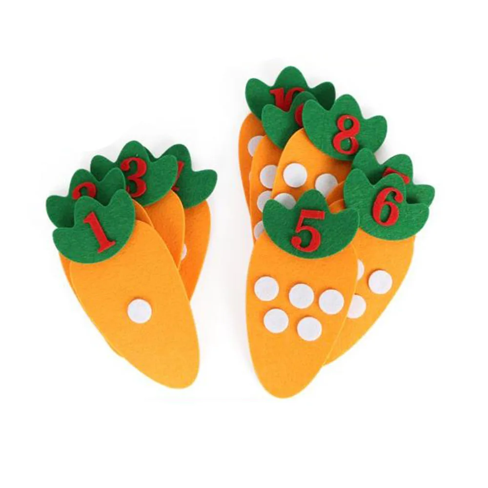 8pcs Wooden Montessori Toy Colorful Fishing Digital Column Baby Toy for Children