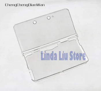 

ChengChengDianWan 2pcs/lot Transparent Hard Crystal Clear Cover Protective Shell Case For 3DS with package box