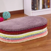 Высококачественный однотонный нескользящий 40*60 см Противоскользящий пушистый коврик для дома, гостиной, ванной комнаты, напольные коврики и ковры для кухни