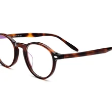 Ацетат Круглый Очки Рамки оптический Очки Для женщин ретро глаз Очки для женщин защита Близорукость Оптические Óculos де Грау Gafas