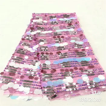 

African French Lace Fabric High Quality African Tulle Lace Fabric For Wedding sequins French Lace Fabric xb82-95