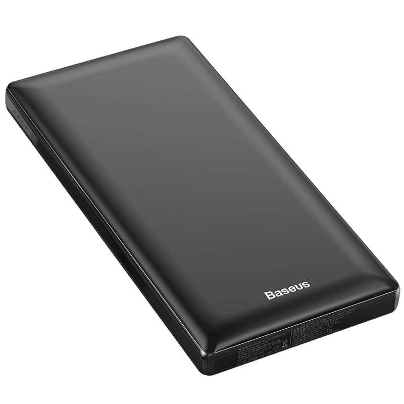 Baseus 20000 мАч Внешний аккумулятор для iPhone 11 Pro Max huawei samsung Внешний аккумулятор usb type C PD Быстрая зарядка внешний аккумулятор - Цвет: Black