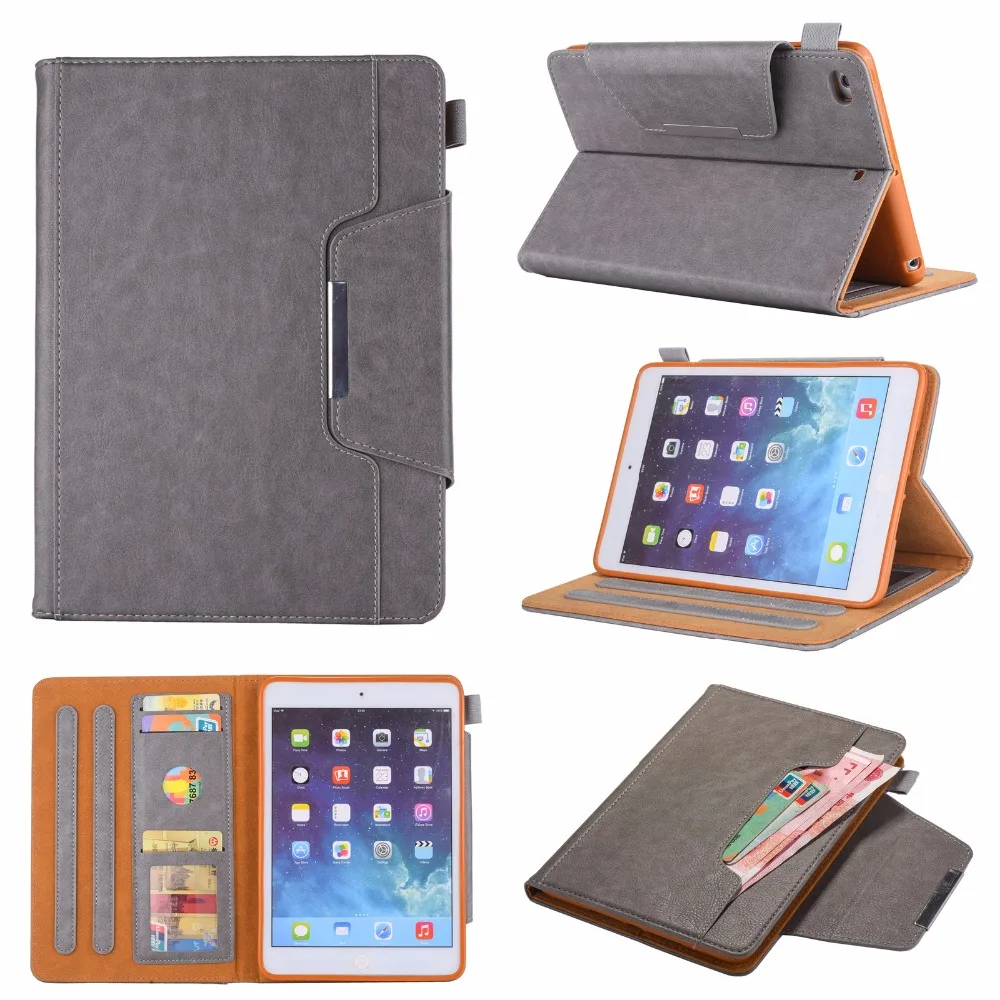 

FGHGF Original Cases For Ipad Mini 1 2 3 4 Case Fashion Solid Color High Quality PU Leather Ipad Cover Keep Your Use Easily Case