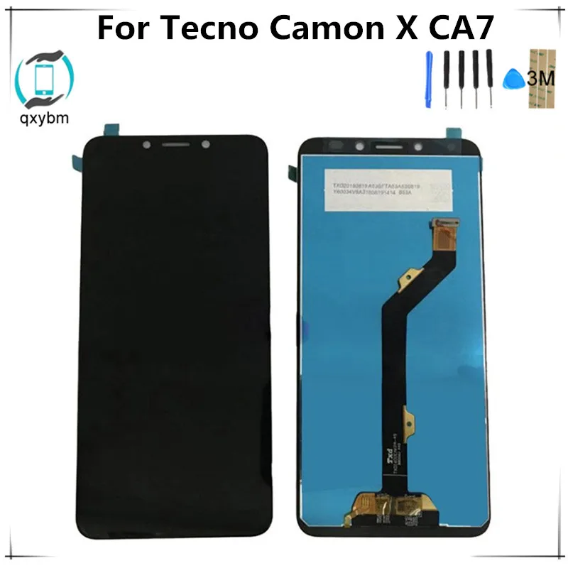 

6 inch For Tecno Camon X CA7 LCD Display Touch Screen Glass Sensor Panel Assembly Replace For Tecno CA7 Screen with Tools