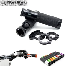 Универсальная рукоятки для мотоциклов из сплава с ЧПУ 7/8 ''22 мм, рукоятка для гоночного руля для KTM Honda kawasaki Yamaha Suzuki Ducati BMW