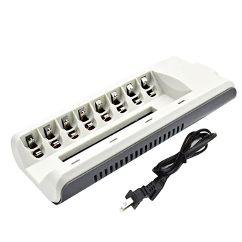

Portable Travel 2.4V Universal 8 Slots Battery Charger Fast Charging Safe Battery Charger Overcurrent Protection