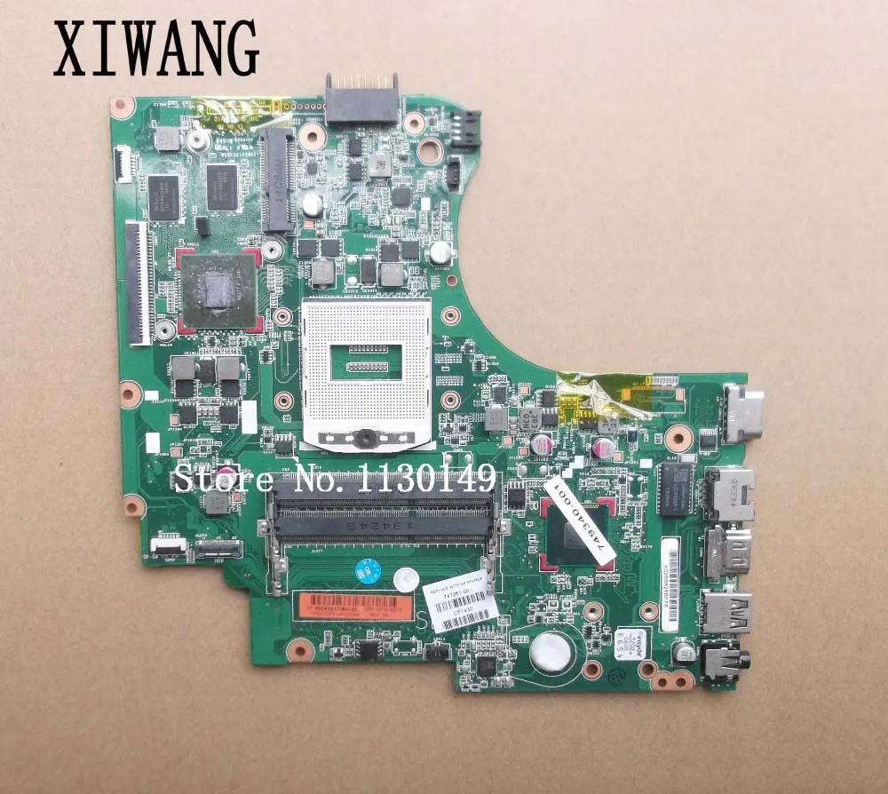 

747261-501 Free shipping 747261-001 motherboard for HP Touchsmart 14-d laptop main board DDR3 820/2G 100% tested