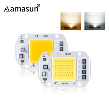 

20W 30W 50W High Power Integrated COB Chip Lamp 110V 220V Matrix LED Spotlight DIY Flood Light Outdoor Lampada LED Beads chip